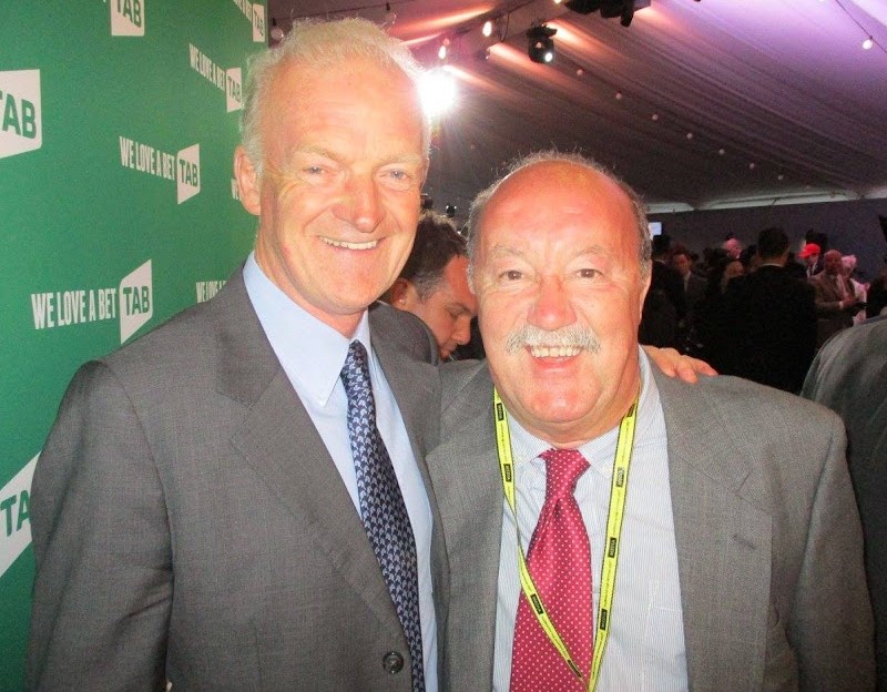 Paul Moon with Willie Mullins