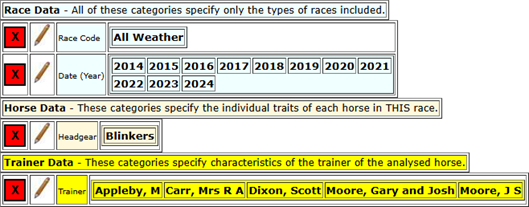 Horseracebase criteria for System  number 120-59.